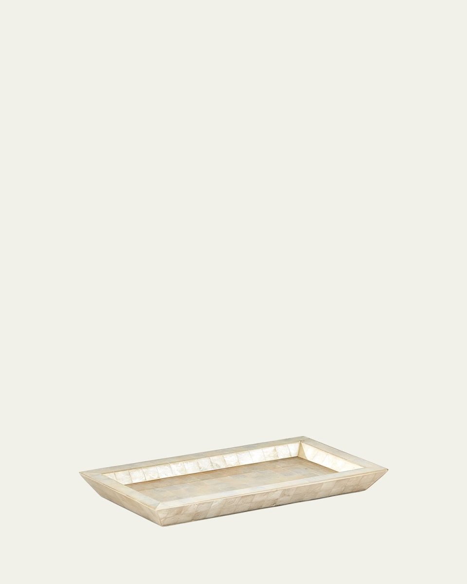 Capiz Ivory Tray